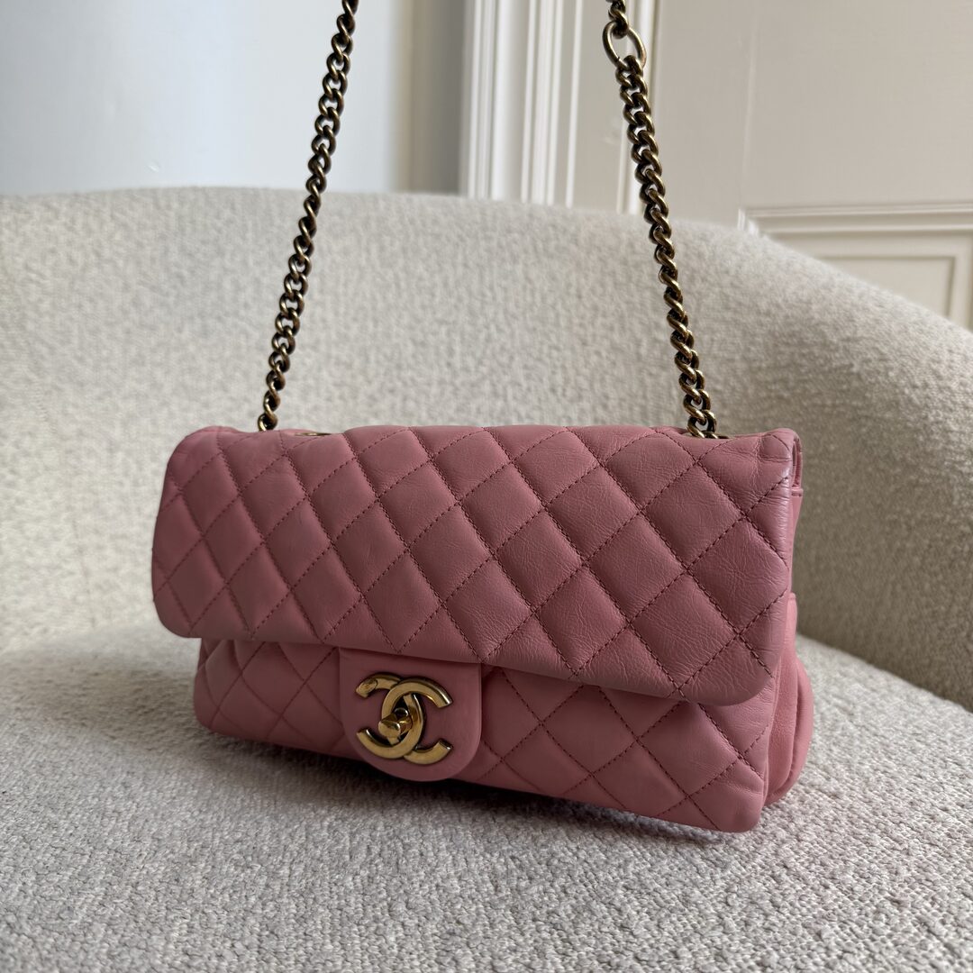 2014 Chanel Classic Quilted Pink Flap Bag