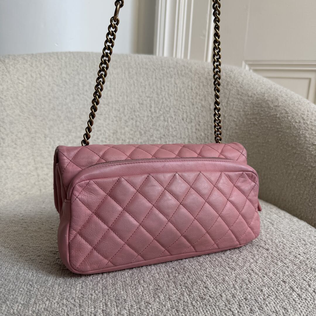 2014 Chanel Classic Quilted Pink Flap Bag