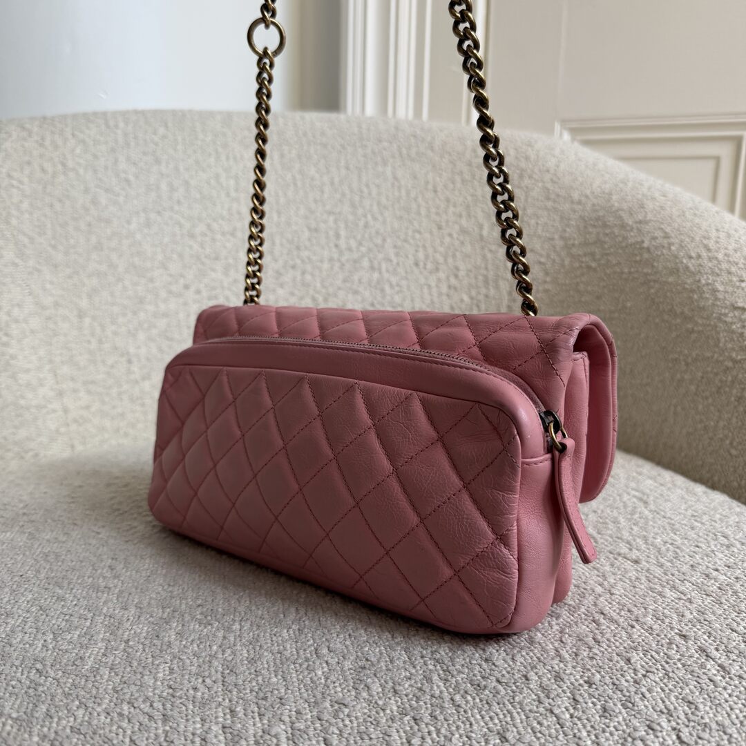 2014 Chanel Classic Quilted Pink Flap Bag