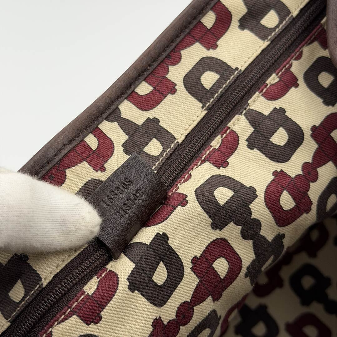 Gucci Guccissima Princy Brown Leather Tote Bag
