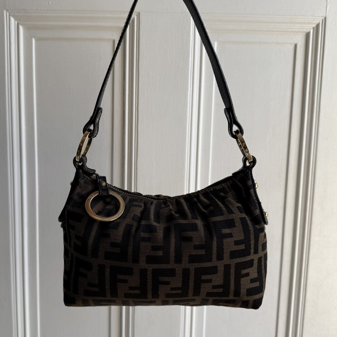 Fendi Zucca Monogram Mini Shoulder Bag