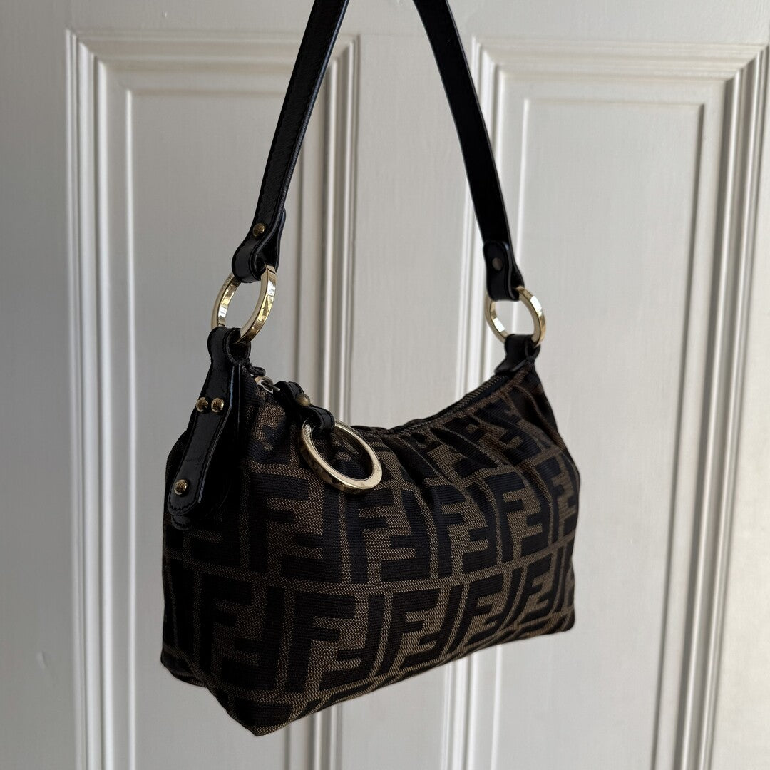 Fendi Zucca Monogram Mini Shoulder Bag
