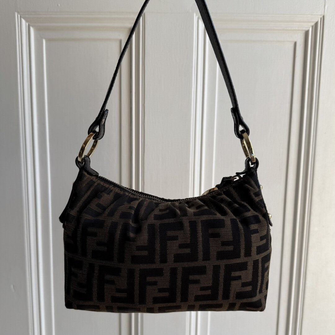 Fendi Zucca Monogram Mini Shoulder Bag