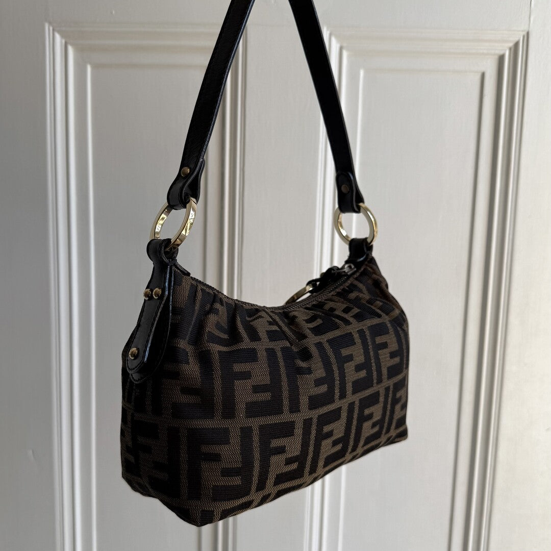 Fendi Zucca Monogram Mini Shoulder Bag