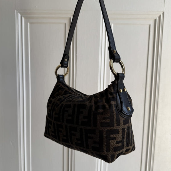 Fendi Zucca Monogram Mini Shoulder Bag