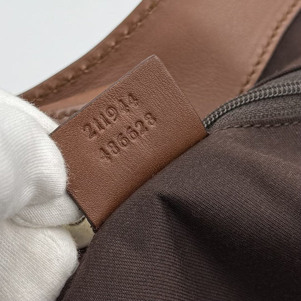 Gucci GG Canvas Sukey Brown Tote Bag