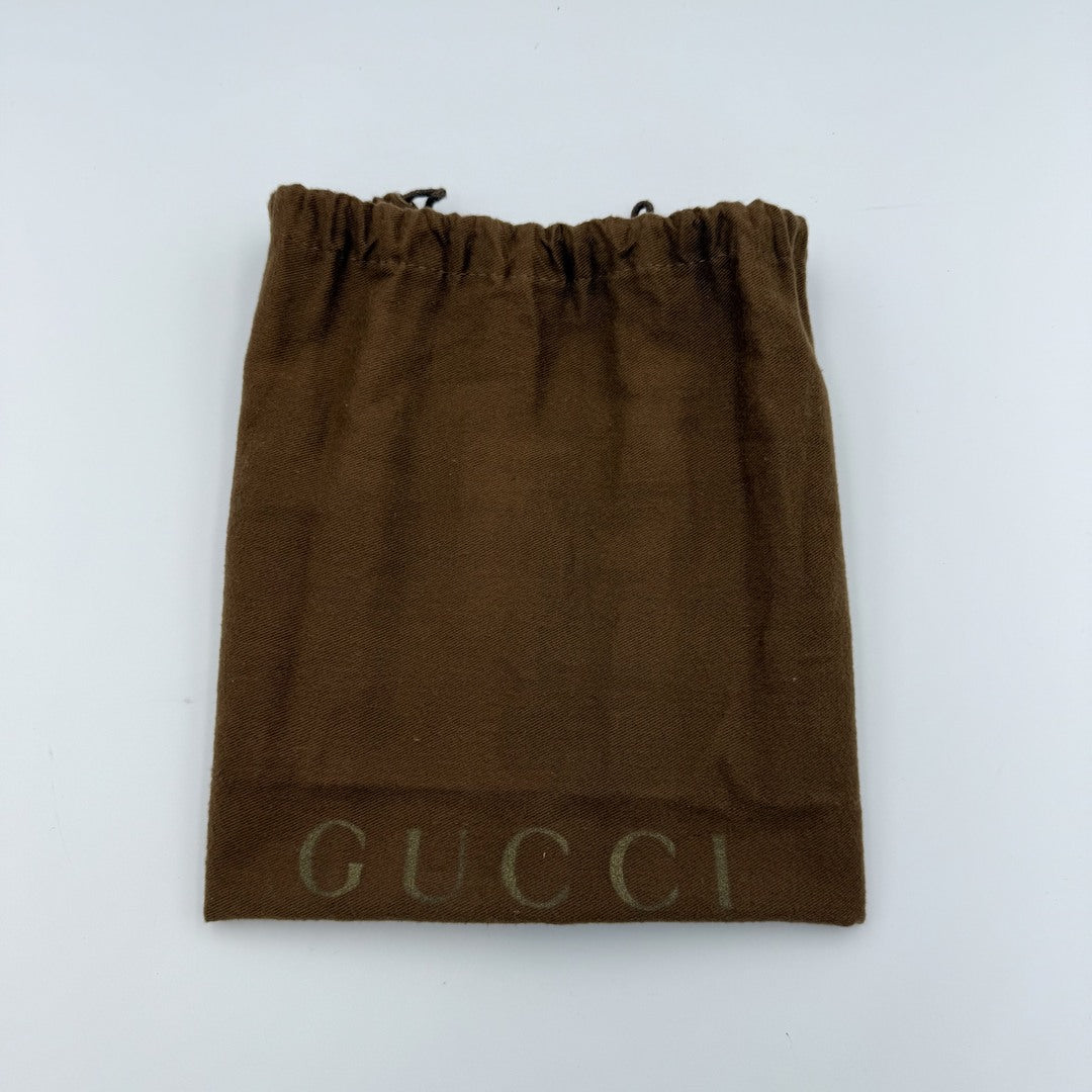 Gucci Guccissima GG Horsebit Cream Shoulder Bag