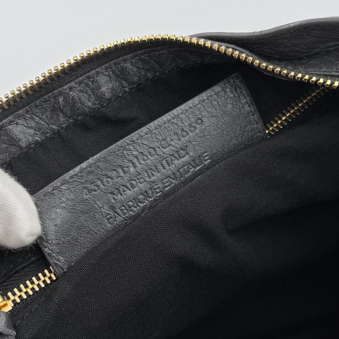 2016 Balenciaga Small City Leather Grey Handbag