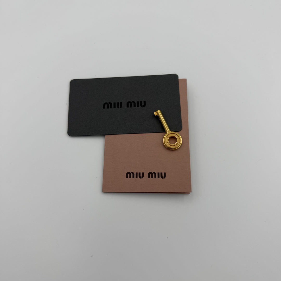 Miu Miu Matelasse Leather Purple Shoulder Bag