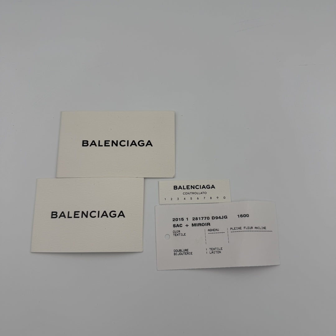 2015 Balenciaga Giant City Leather Red Handbag