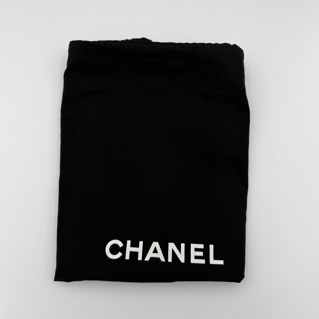 2006 Chanel CC Modern Chain White Leather Tote Bag