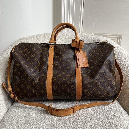 Louis Vuitton Monogram Keepall 50 Bandouliere