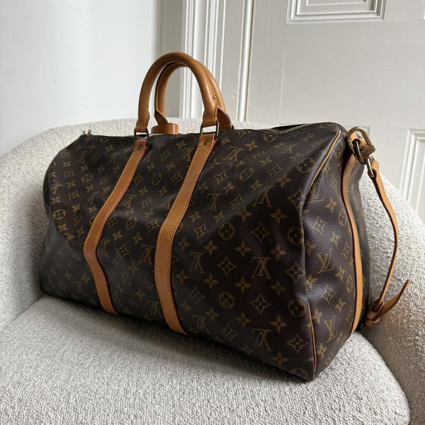 Louis Vuitton Monogram Keepall 50 Bandouliere