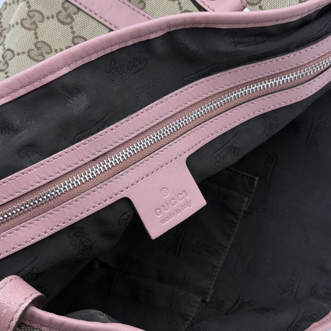 Gucci GG Canvas Pink Twins Tote Bag