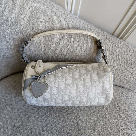 Dior Romantique Trotter White Mini Shoulder Bag