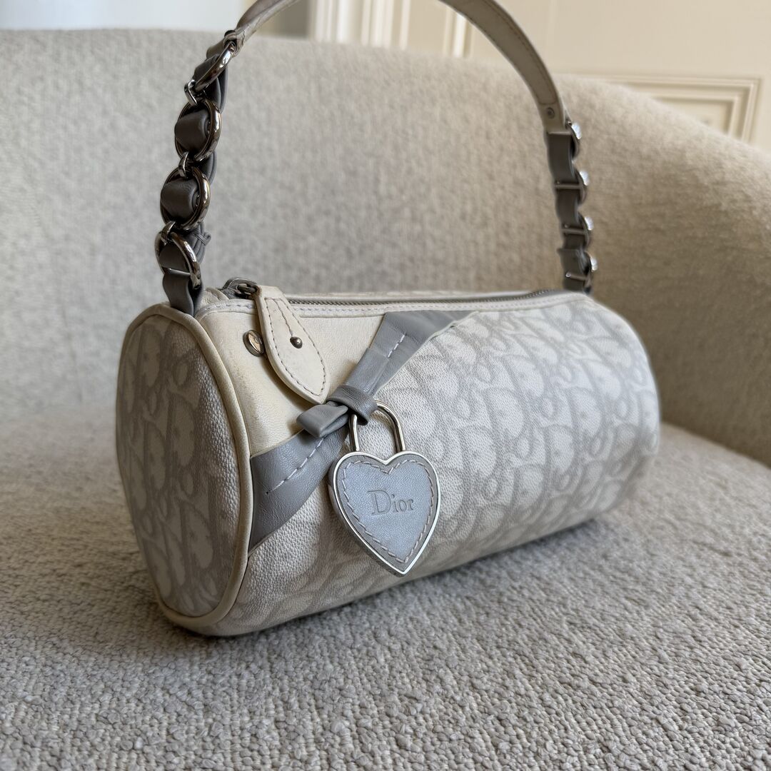 Dior Romantique Trotter White Mini Shoulder Bag