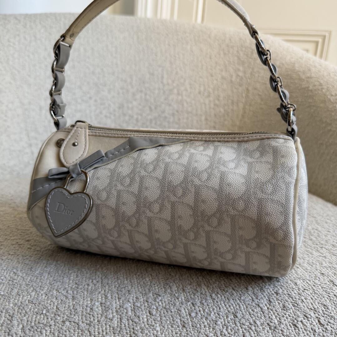 Dior Romantique Trotter White Mini Shoulder Bag