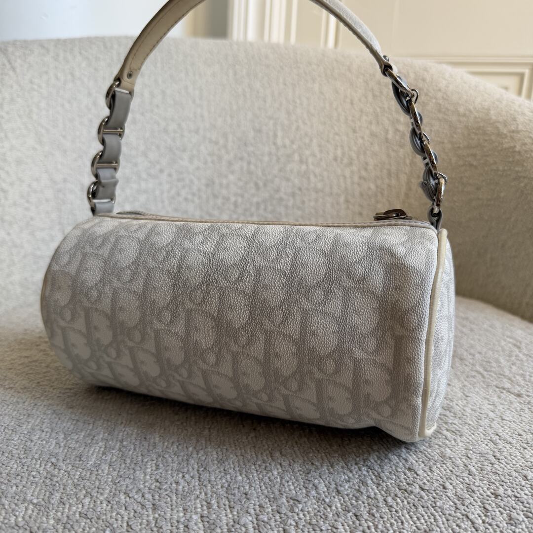 Dior Romantique Trotter White Mini Shoulder Bag