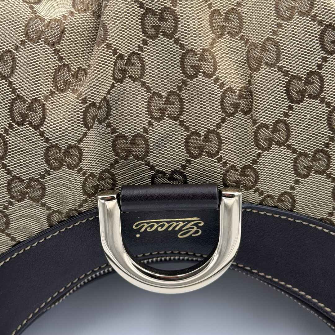 Gucci GG Canvas Abbey Brown Shoulder Bag