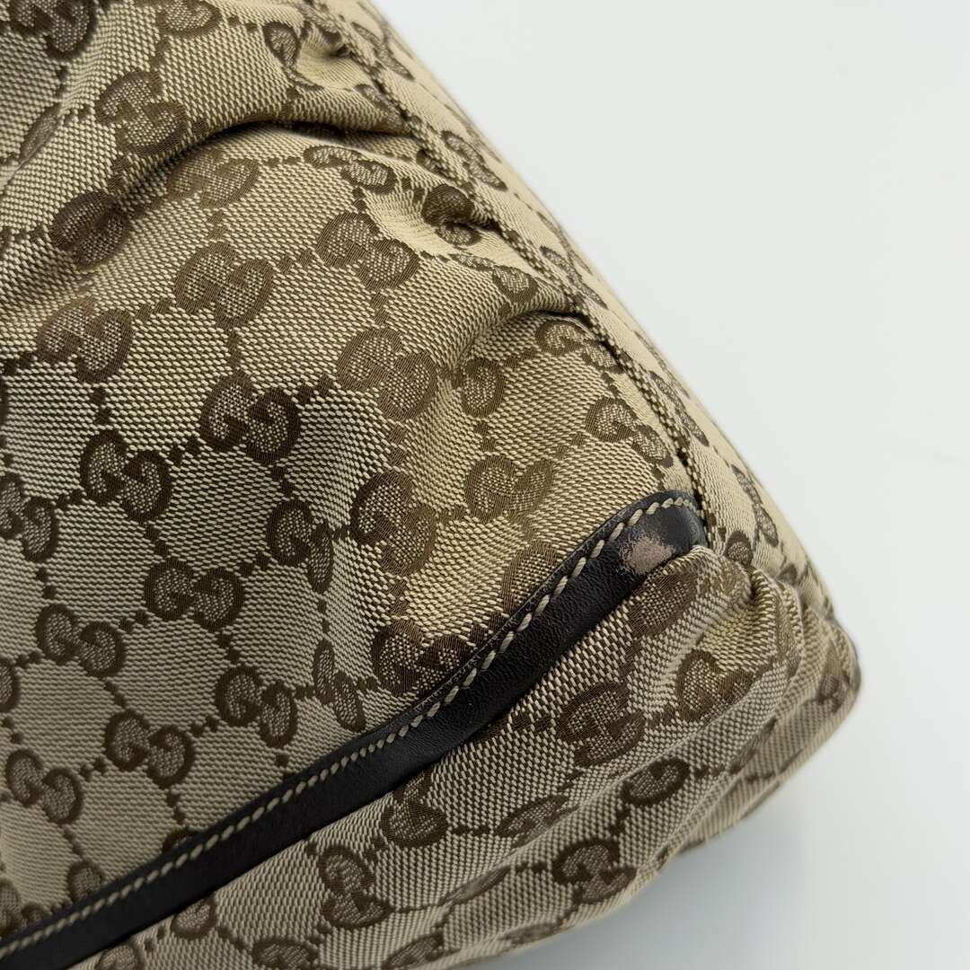 Gucci GG Canvas Abbey Brown Shoulder Bag