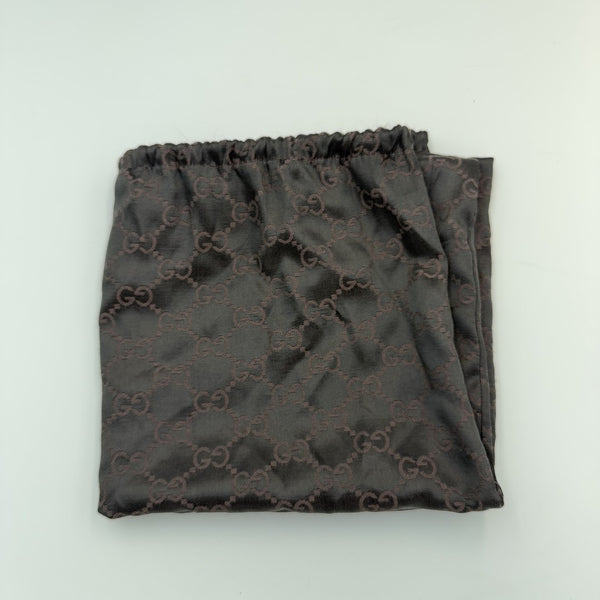 Rare Gucci GG Suede Charmy Boston Brown Shoulder Bag