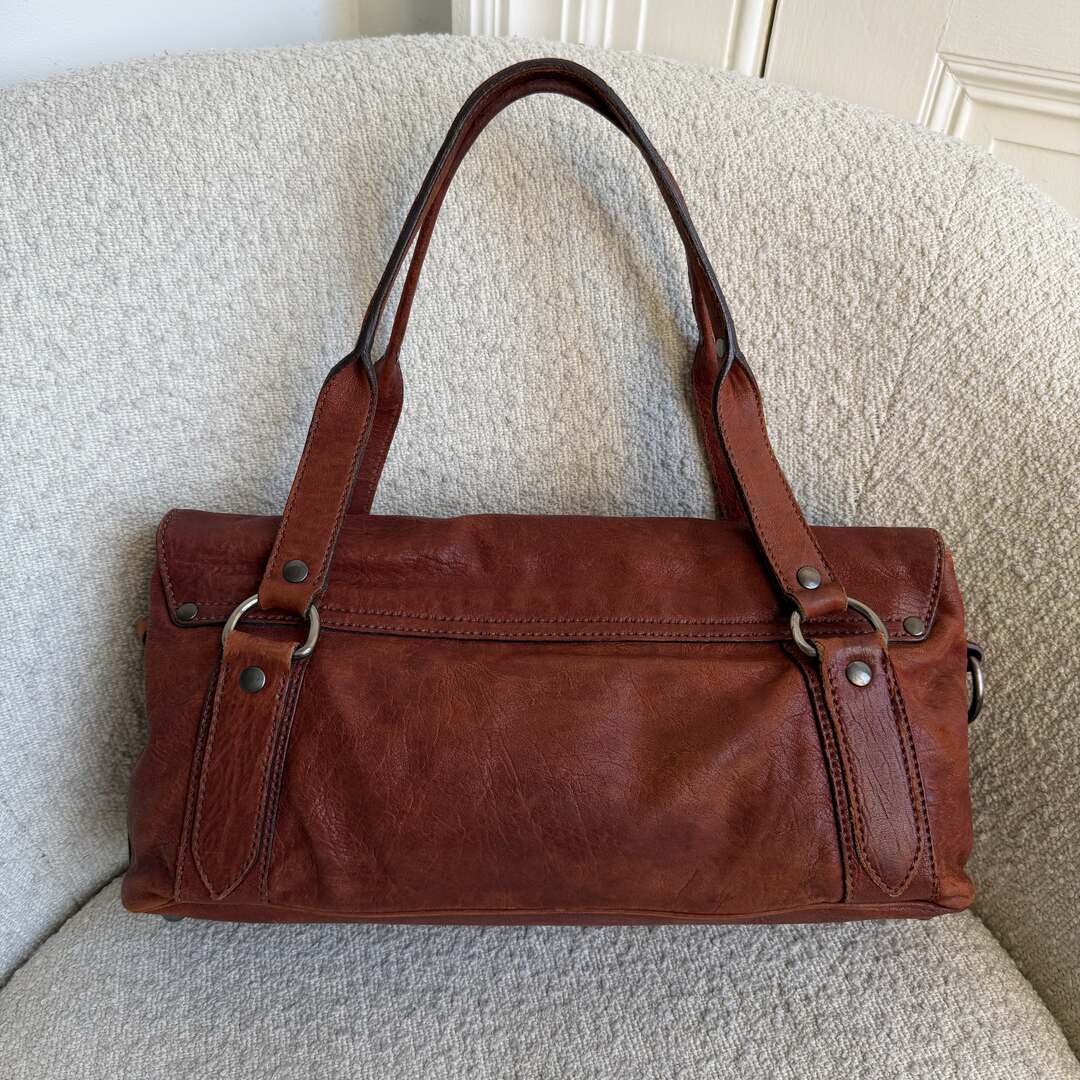 Archive Miu Miu Leather Brown Shoulder Bag