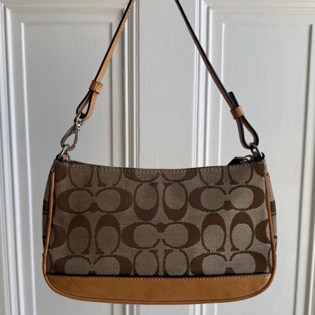 Coach Signature Demi Tan Shoulder Bag