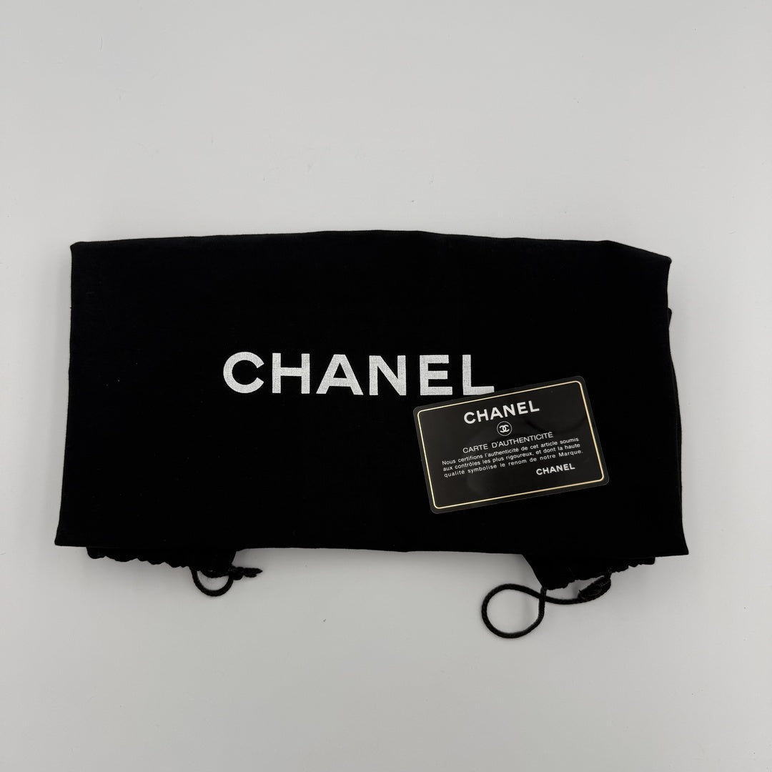 Chanel CC On The Road Black Leather Tote Bag