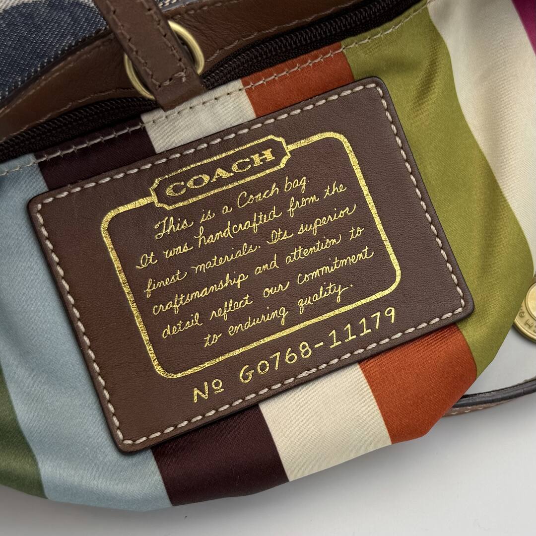 Coach Signature Denim Tote Bag