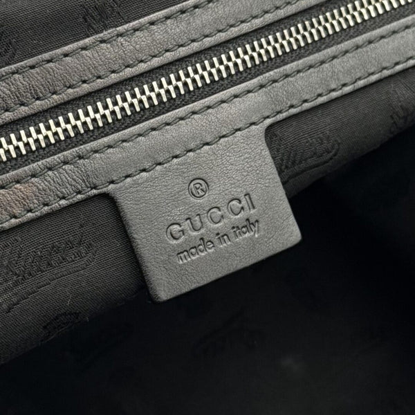 Gucci Guccissima Horsebit Black Tote Bag