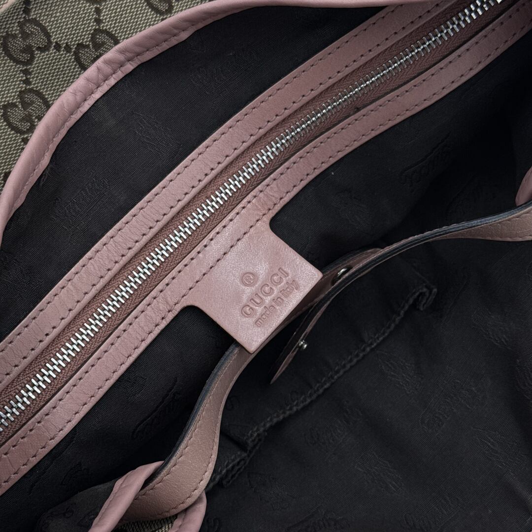 Gucci GG Canvas Pink Twins Tote Bag