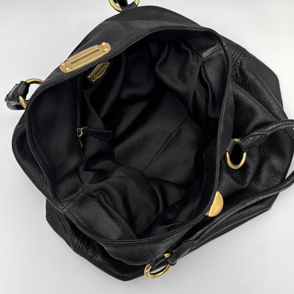 Miu Miu Vitello Leather Black Shoulder Bag