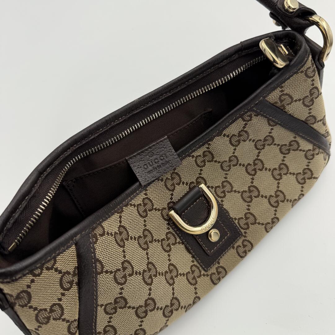 Gucci Mini Abbey D Ring Brown Shoulder Bag