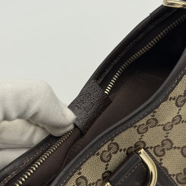 Gucci Mini Abbey D Ring Brown Shoulder Bag