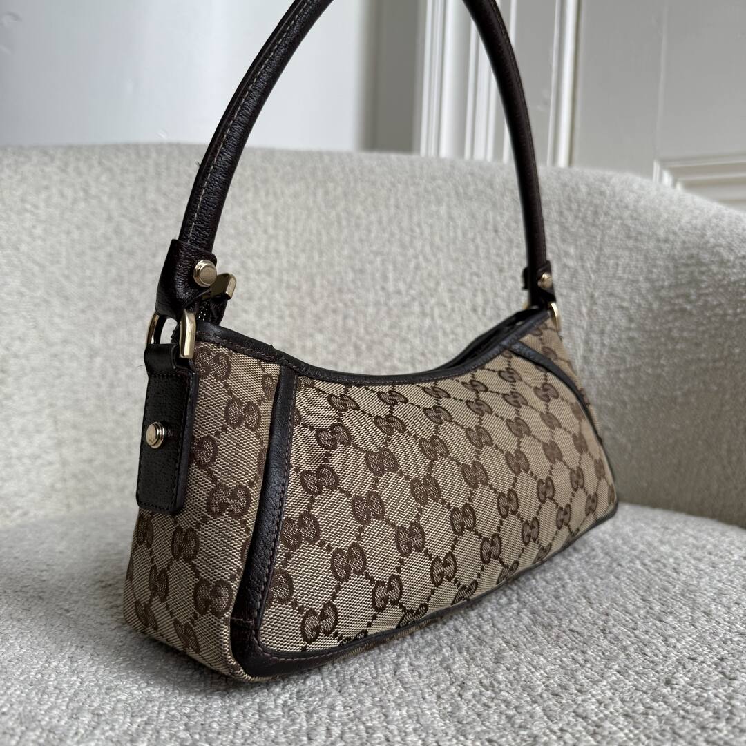 Gucci Mini Abbey D Ring Brown Shoulder Bag