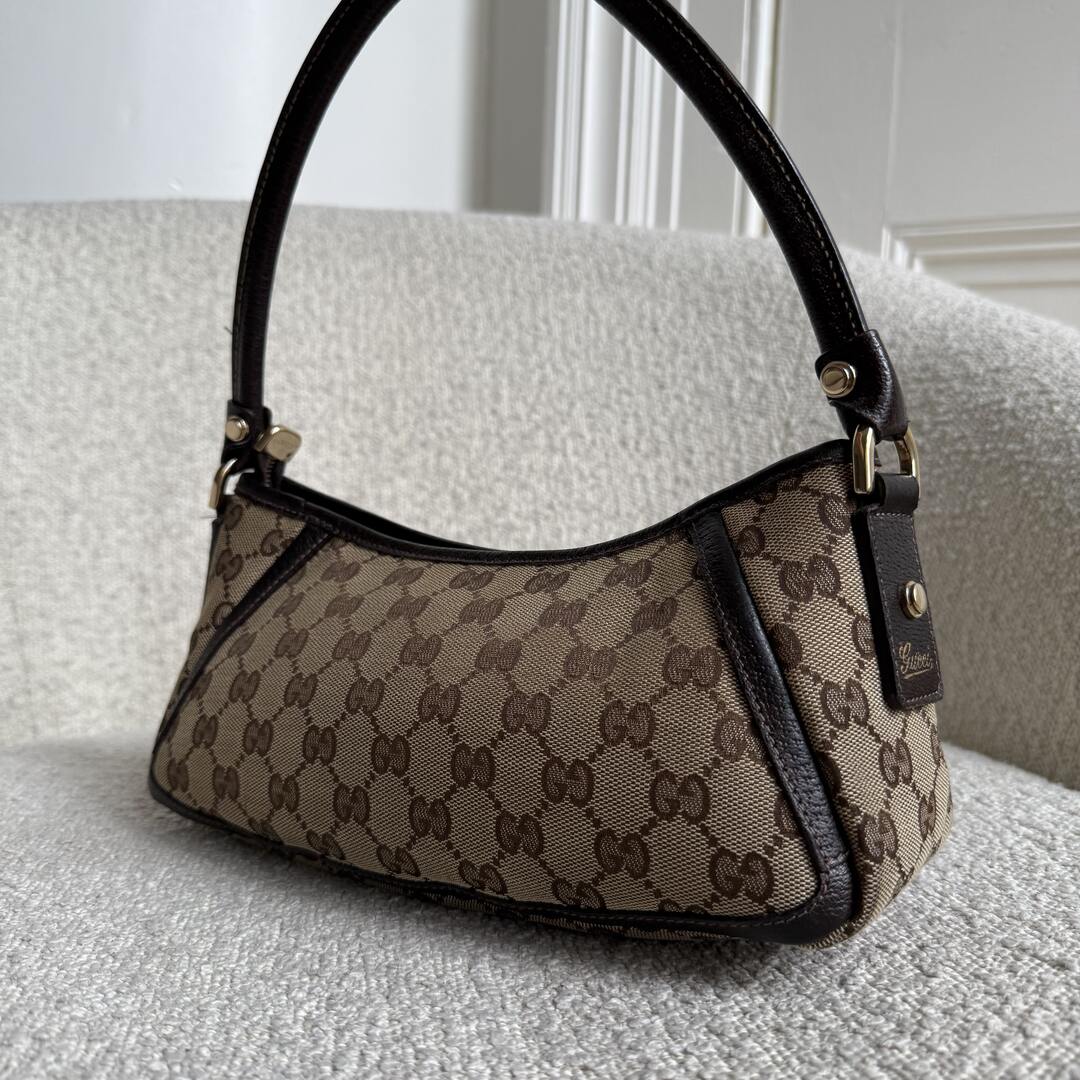 Gucci Mini Abbey D Ring Brown Shoulder Bag