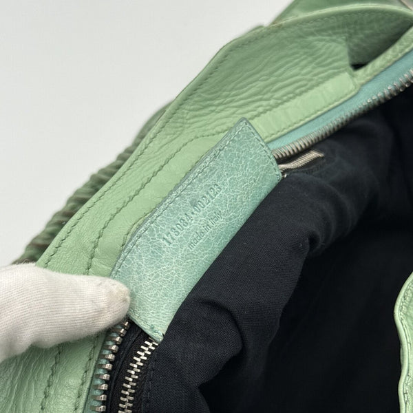 2009 Balenciaga The Giant City 21 Leather Mint Green Bag