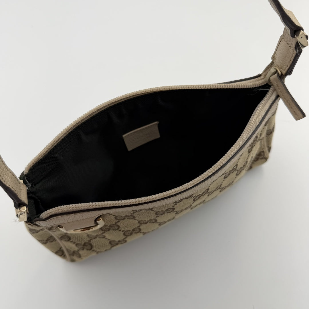 Gucci Mini Abbey D Ring Beige Shoulder Bag