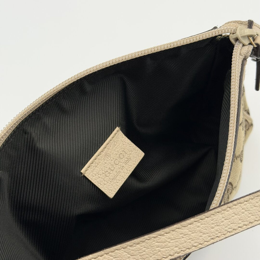 Gucci Mini Abbey D Ring Beige Shoulder Bag