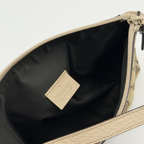 Gucci Mini Abbey D Ring Beige Shoulder Bag