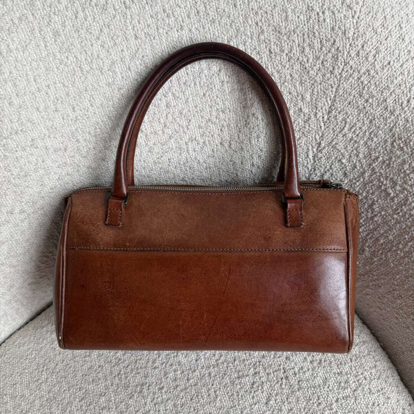 Archive Miu Miu Brown Leather Shoulder Bag