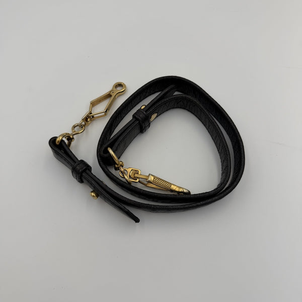 Miu Miu Matelasse Leather Black Shoulder Bag