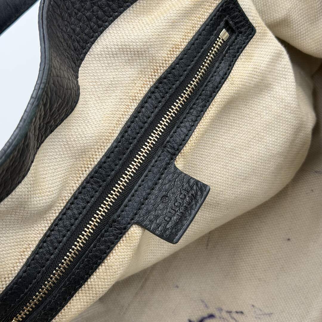 Gucci Soho Leather Black Tote Bag