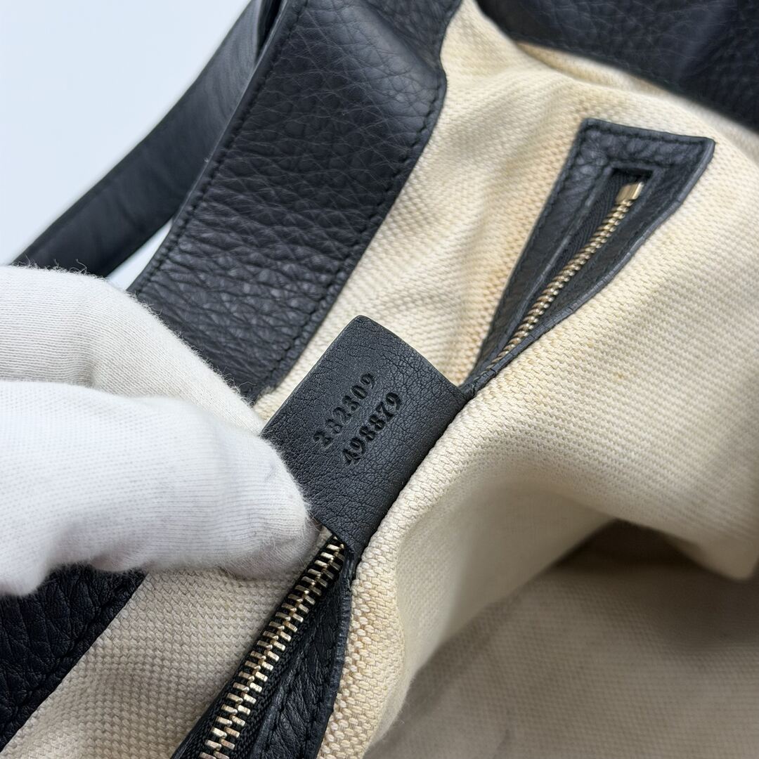 Gucci Soho Leather Black Tote Bag