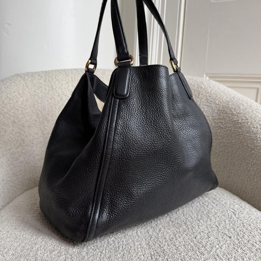Gucci Soho Leather Black Tote Bag