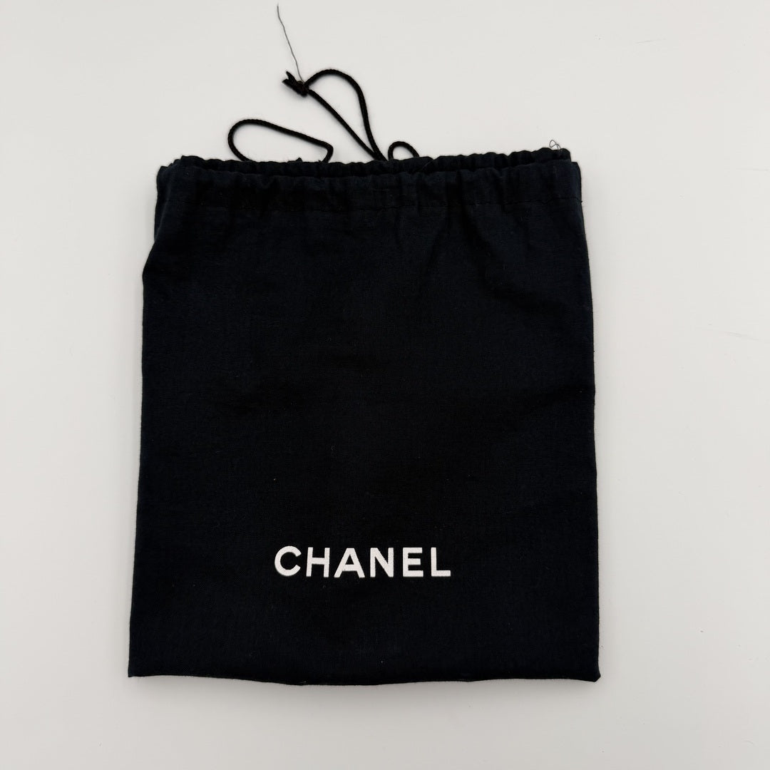 2007 Chanel Caviar Pocket In The City Flap Black Shoulder Bag