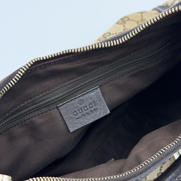Gucci GG Canvas Abbey Brown Shoulder Bag