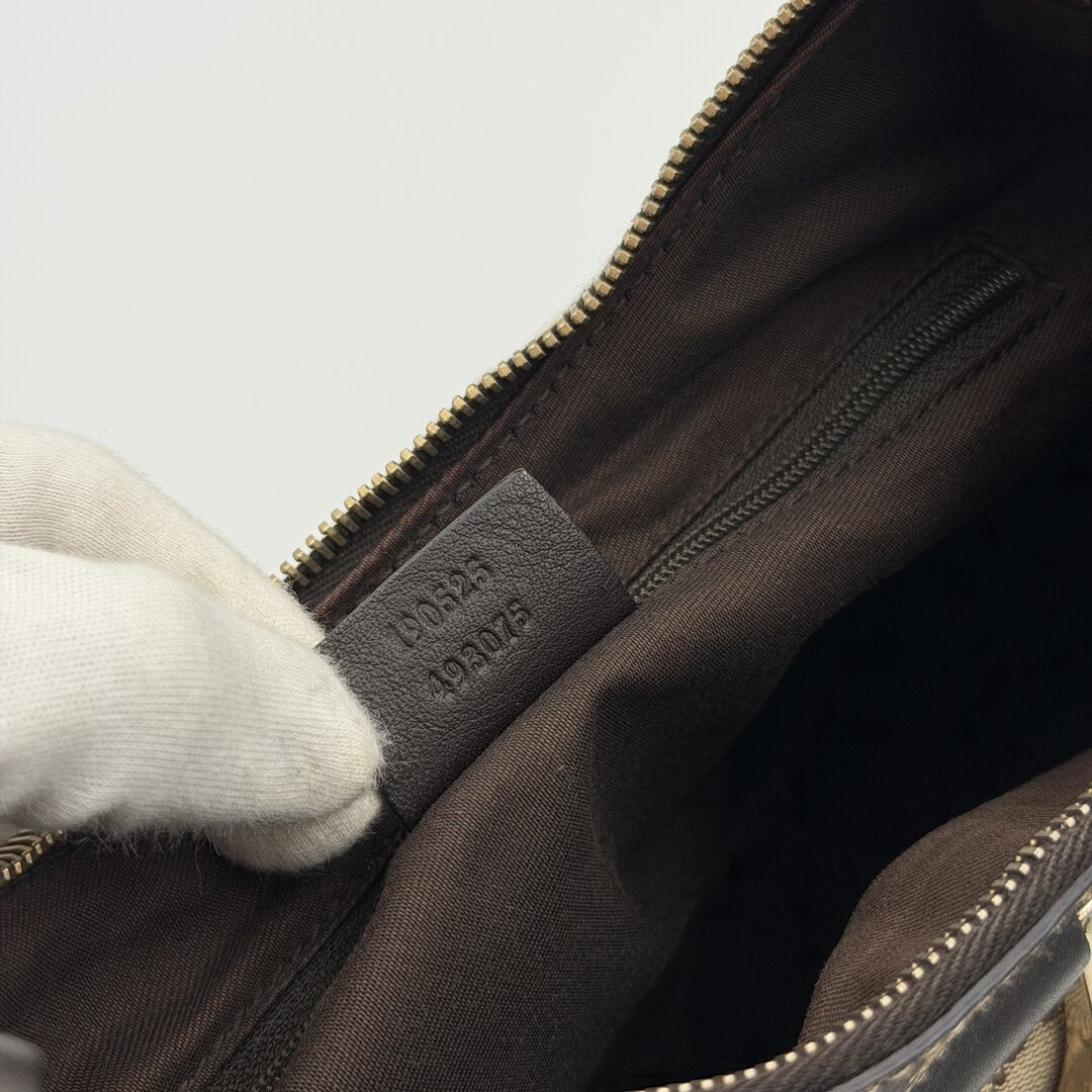 Gucci GG Canvas Abbey Brown Shoulder Bag