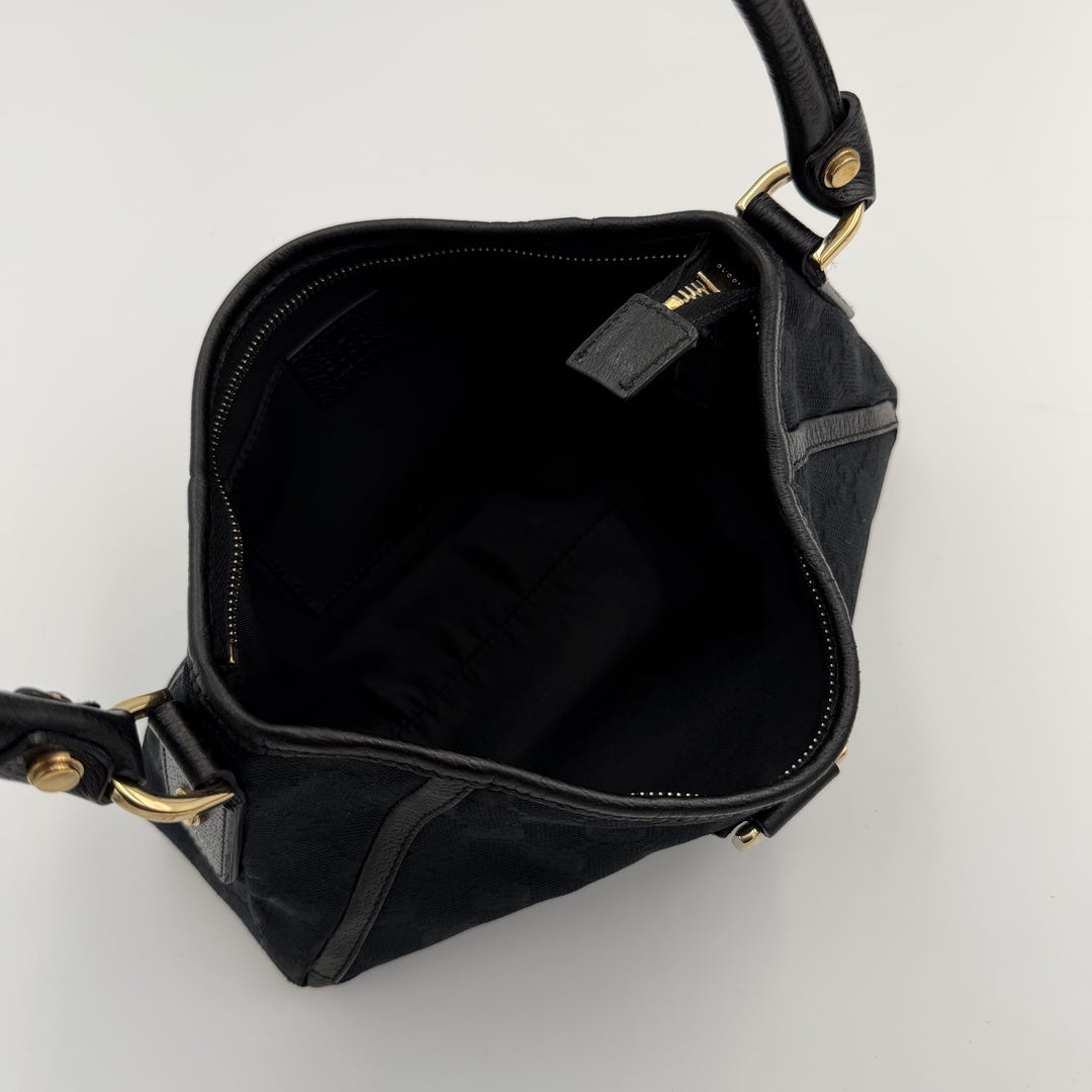 Gucci Mini Abbey D Ring Black Shoulder Bag
