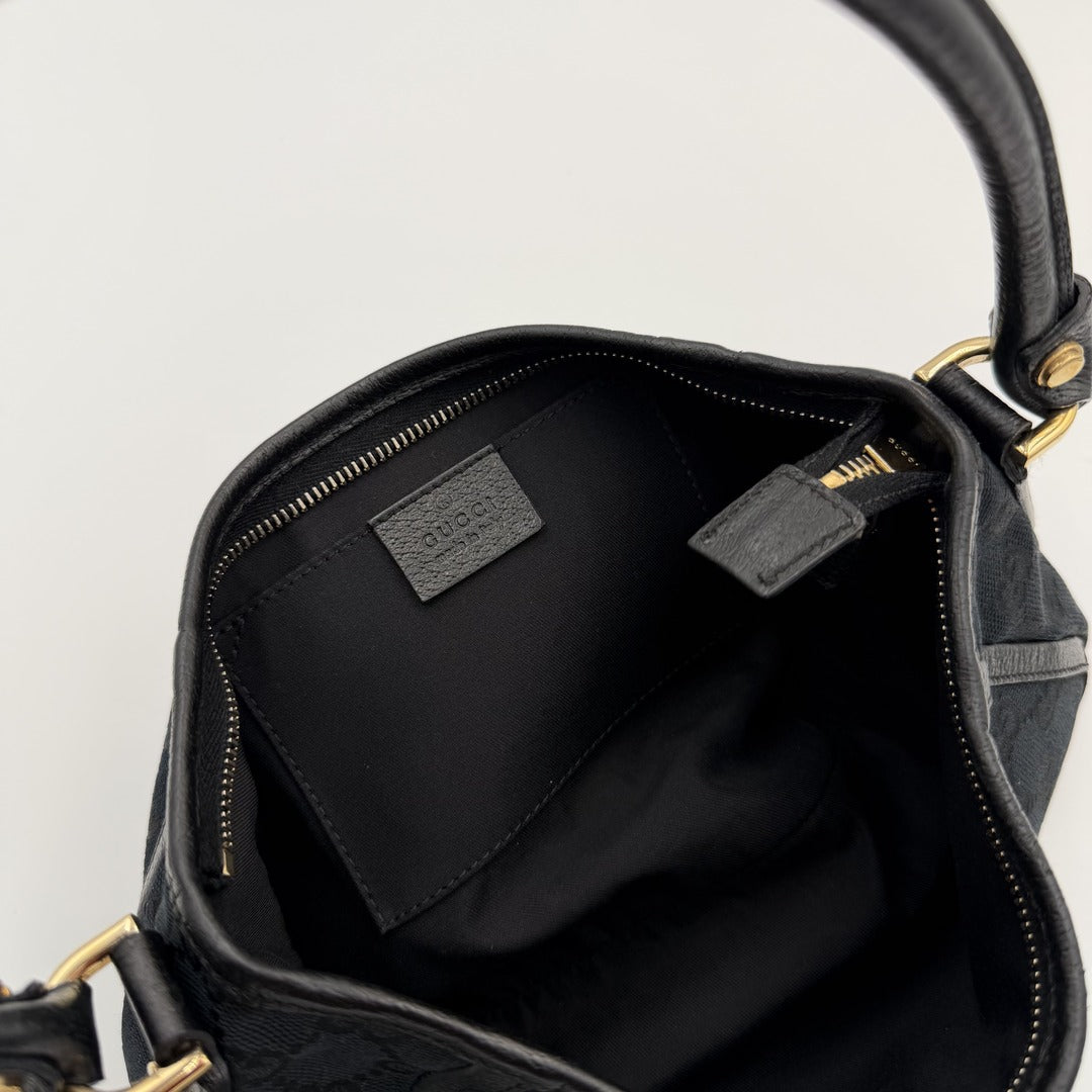 Gucci Mini Abbey D Ring Black Shoulder Bag